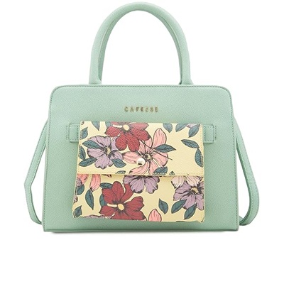 Caprese Daphne Satchel Floral Printed